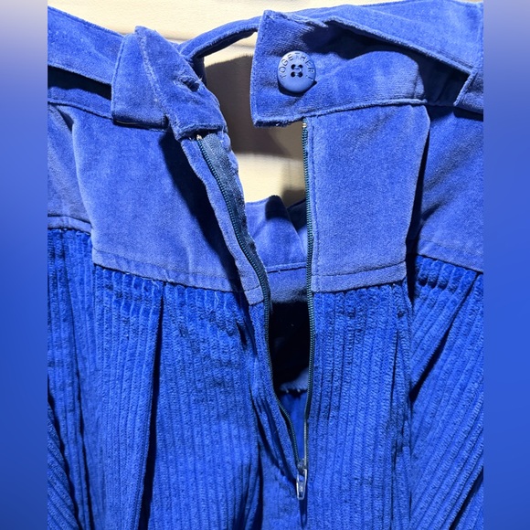 Vintage 90s Together! Blue High Waisted Corduroy Skirt size 10 - 100% Cotton - Picture 5 of 5
